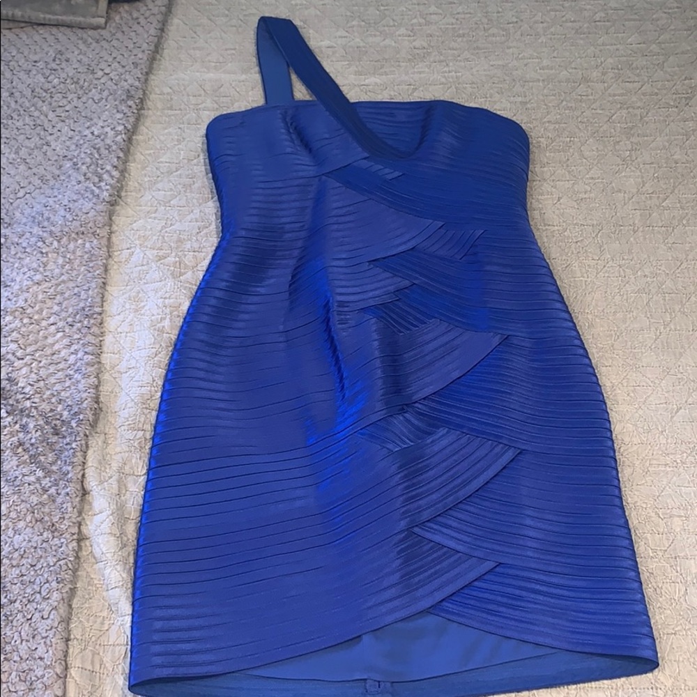 One strap BCBG maxazria Blue dress !